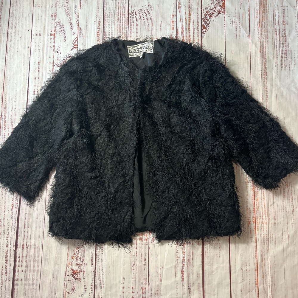 Pink Martini Black Teddy Jacket
